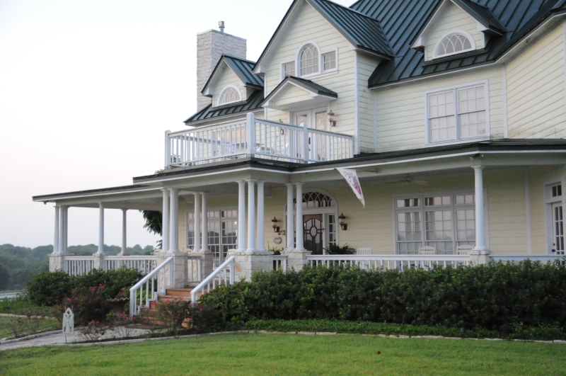 front view of the house